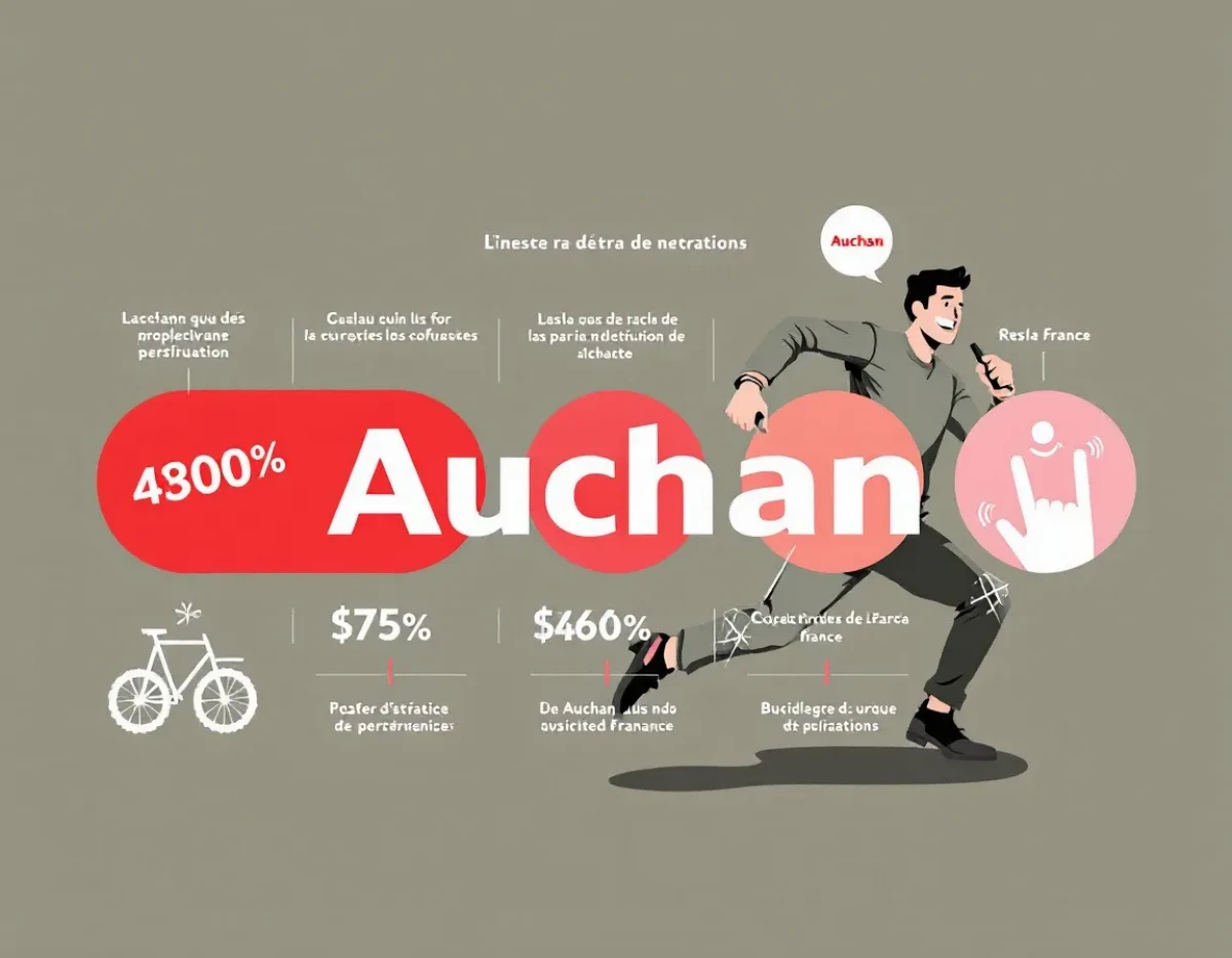 Auchan: L'ADN visuel d'une marque française qui a transformé la grande distribution
