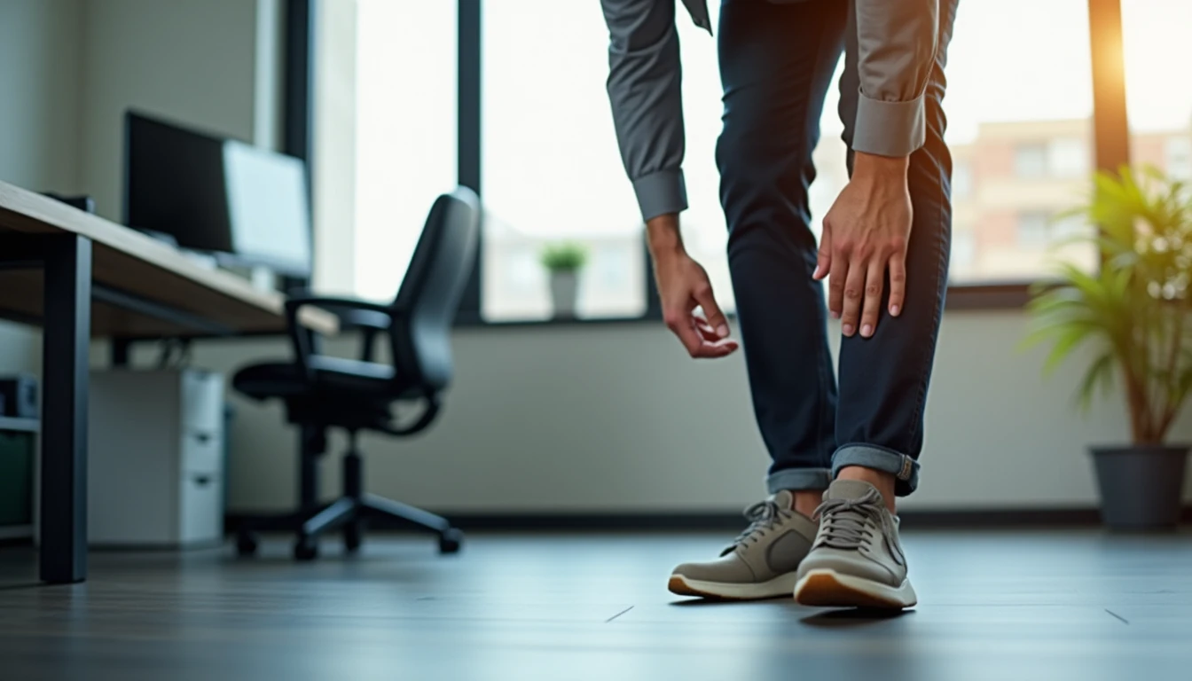 Employés avec difficultés à marcher après position assise : solutions